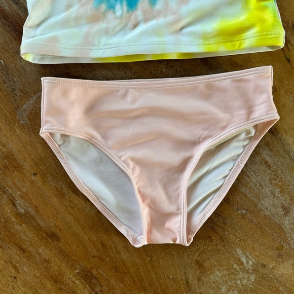 Swim Suit Girls 6 New With Tag Two Piece Tie Dye SPF 50 - Picture 3 of 7